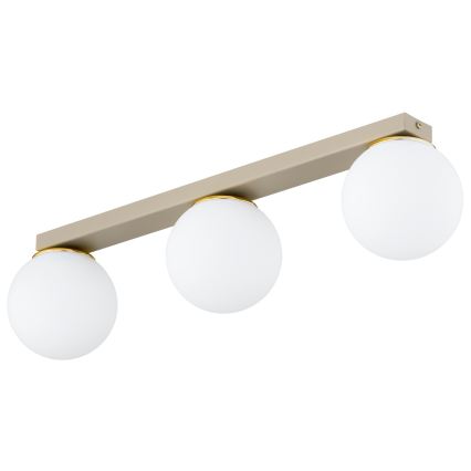 Brilagi - Lampă spot MILO 3xE27/60W/230V bej/auriu