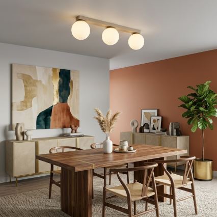 Brilagi - Lampă spot MILO 3xE27/60W/230V bej/auriu