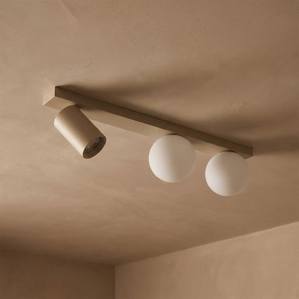 Brilagi - Lampă spot SELE BALL 1xGU10/30W/230V + 2xG9/10W bej