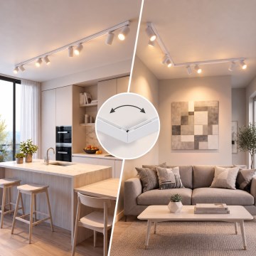 BRILAGI - Lampă spot SELE LONG 8xGU10/30W/230V albă