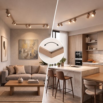 BRILAGI - Lampă spot SELE LONG 8xGU10/30W/230V bej