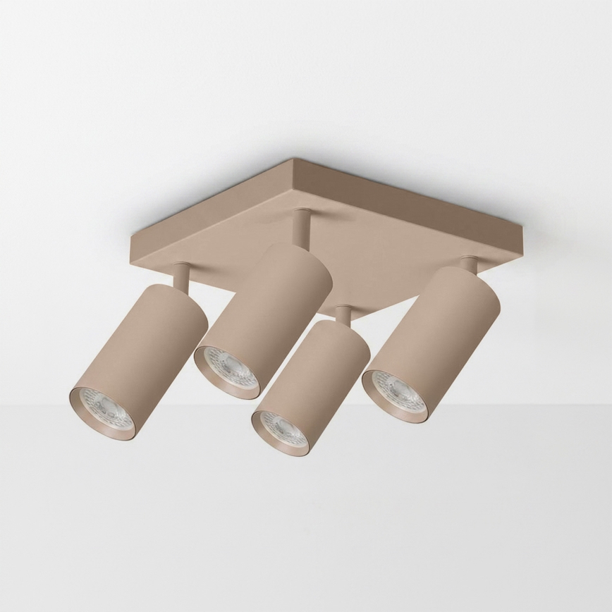 Brilagi - Lampă spot SELE SQUARE 4xGU10/30W/230V bej
