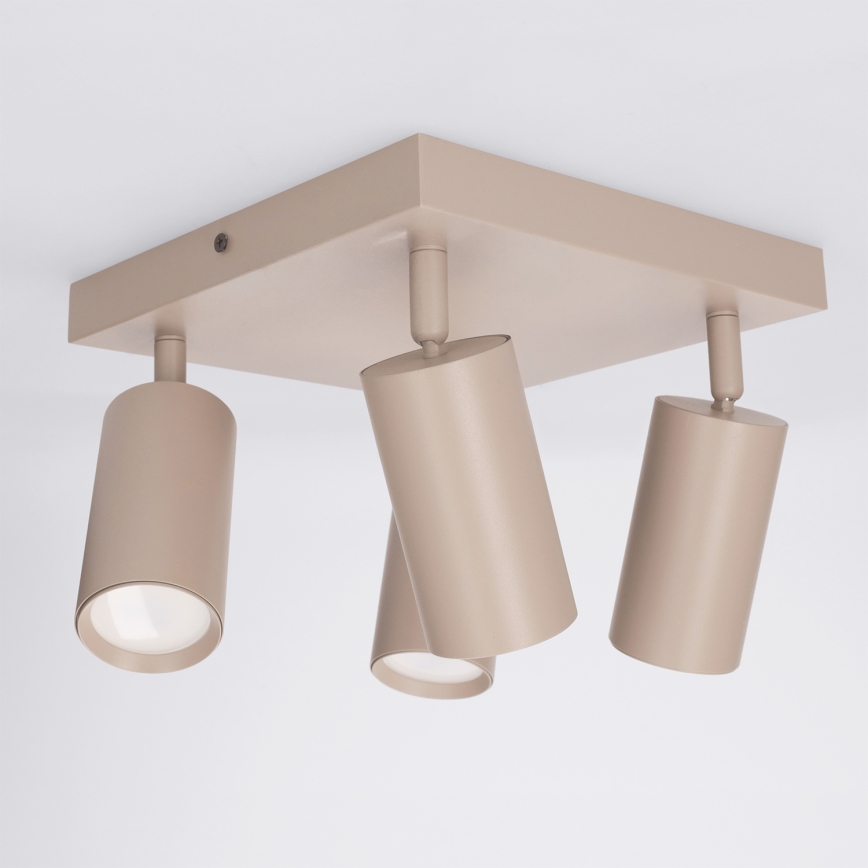 Brilagi - Lampă spot SELE SQUARE 4xGU10/30W/230V bej