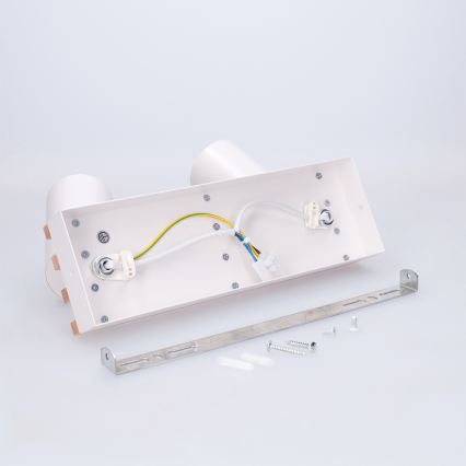 Brilagi - Lampă spot SELE WOOD ACOUSTIC 2xGU10/30W/230V alb/lemn