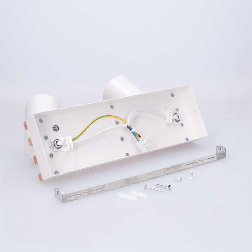 Brilagi - Lampă spot SELE WOOD ACOUSTIC 2xGU10/30W/230V alb/lemn