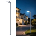 Brilagi - Lampă stradală de exterior cu stâlp și braț articulat 3 m URBANLIGHT LED/200W/230V antracit IP65