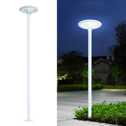 Brilagi - Lampă stradală LED cu stâlp de 3 m URBANSPARK LED/120W/230V albă IP65