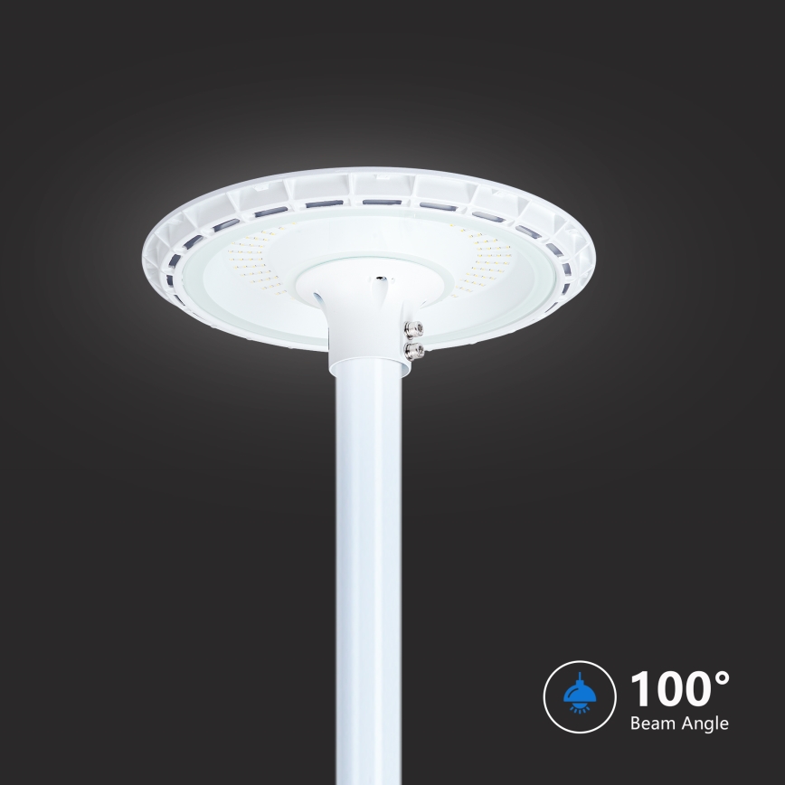 Brilagi - Lampă stradală LED cu stâlp de 3 m URBANSPARK LED/120W/230V albă IP65