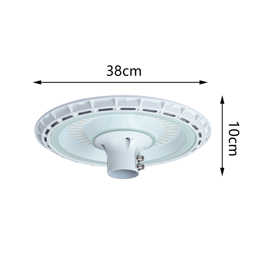 Brilagi - Lampă stradală LED cu stâlp de 3 m URBANSPARK LED/120W/230V albă IP65