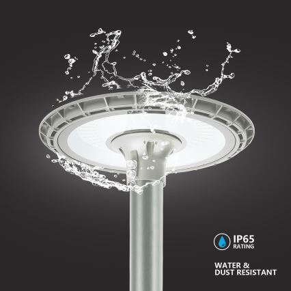 BRILAGI - Lampă stradală LED pentru exterior cu stâlp de 3 m URBANSPARK LED/120W/230V gri IP65