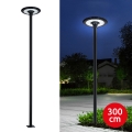 Brilagi - Lampă stradală LED de exterior cu stâlp de 3 m URBANSPARK LED/60W/230V neagră IP65
