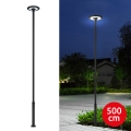 Brilagi - Lampă stradală LED de exterior cu stâlp de 5 m URBANSPARK LED/120W/230V, negru, IP65