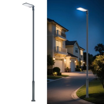Brilagi - Lampă stradală LED de exterior cu stâlp și articulație de 5 m URBANLIGHT LED/200W/230V antracit IP65