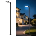 Brilagi - Lampă stradală LED de exterior cu stâlp și braț articulat 4 m URBANLIGHT LED/200W/230V negru IP65