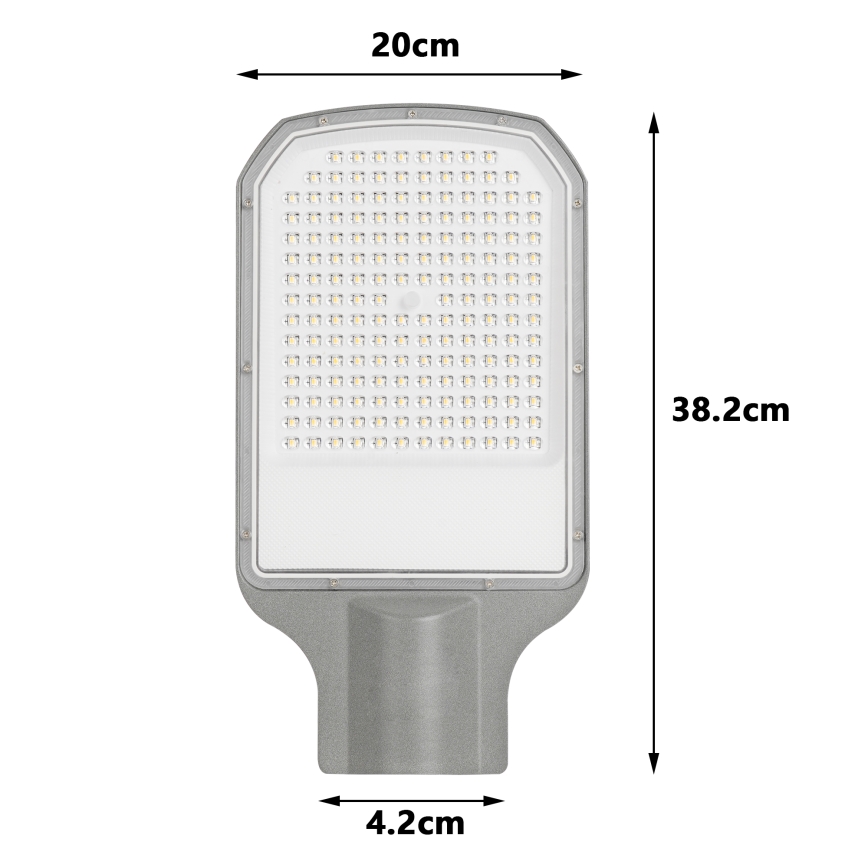 Brilagi - Lampă stradală LED de exterior URBANLIGHT 100W/230V gri IP65