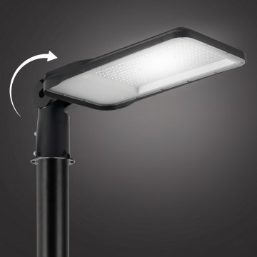 Brilagi - Lampă stradală LED de exterior URBANLIGHT, 200 W, 230 V, cu articulație reglabilă, neagră, IP65