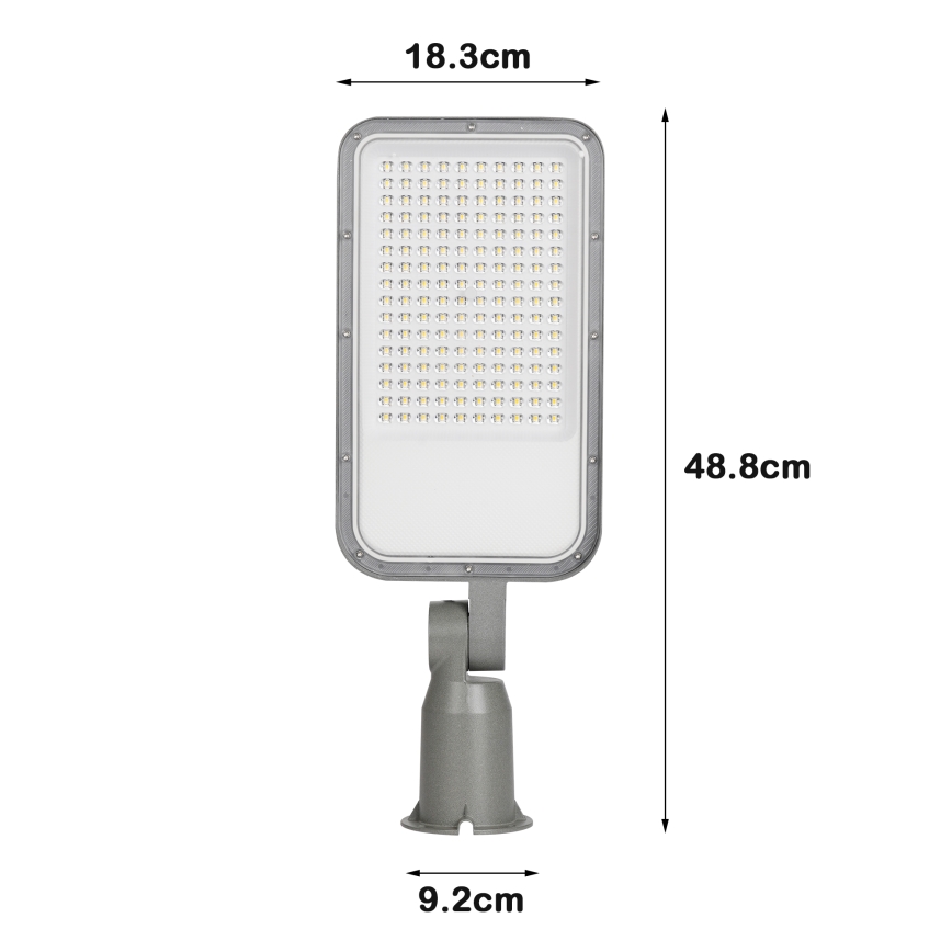 Brilagi - Lampă stradală LED de exterior cu articulație URBANLIGHT LED/100W/230V gri IP65