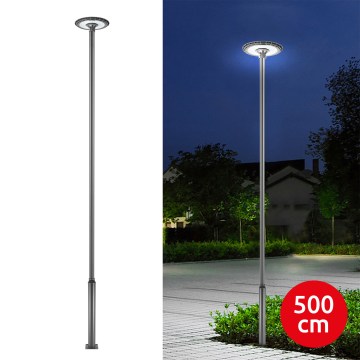 Brilagi - Lampă stradală LED de exterior URBANSPARK cu stâlp de 5 m, 120W, 230V, antracit, IP65