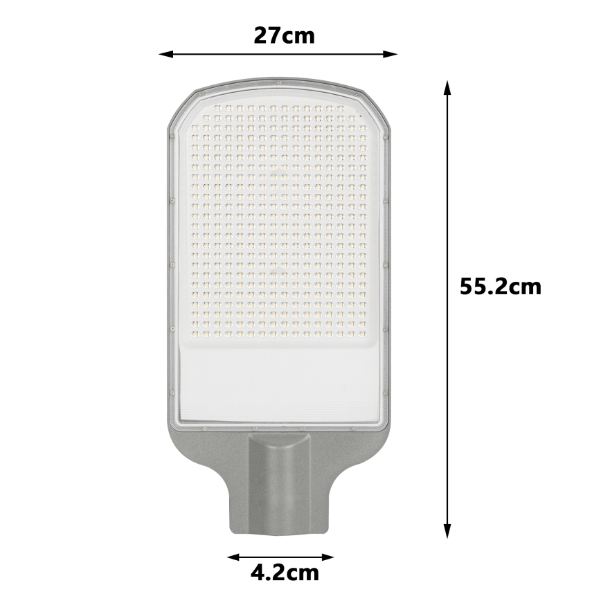 Brilagi - Lampă stradală LED pentru exterior URBANLIGHT, 200 W, 230 V, gri, IP65
