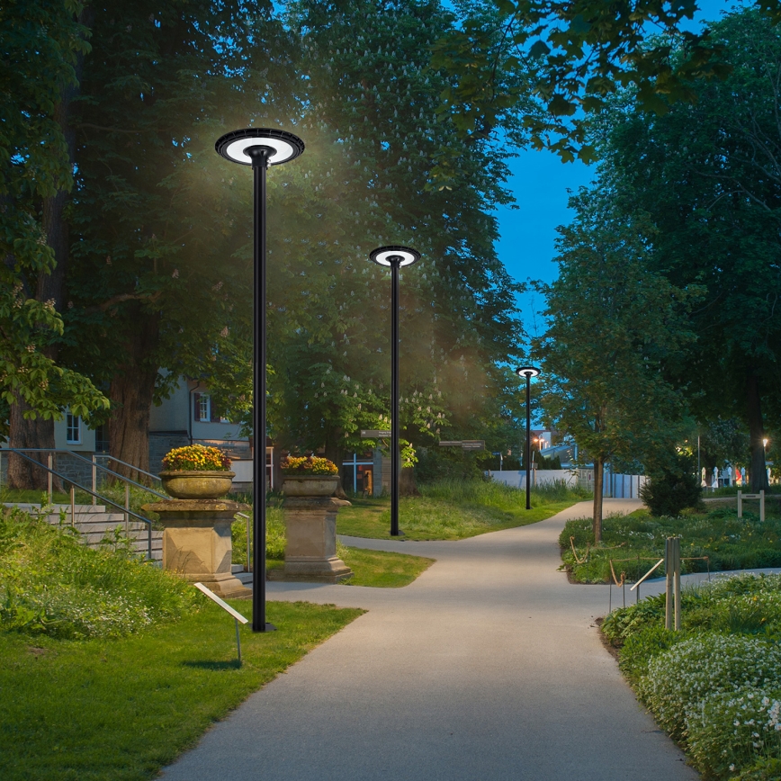 Brilagi - Lampă stradală LED pentru exterior URBANSPARK, 120W, 230V, negru, IP65