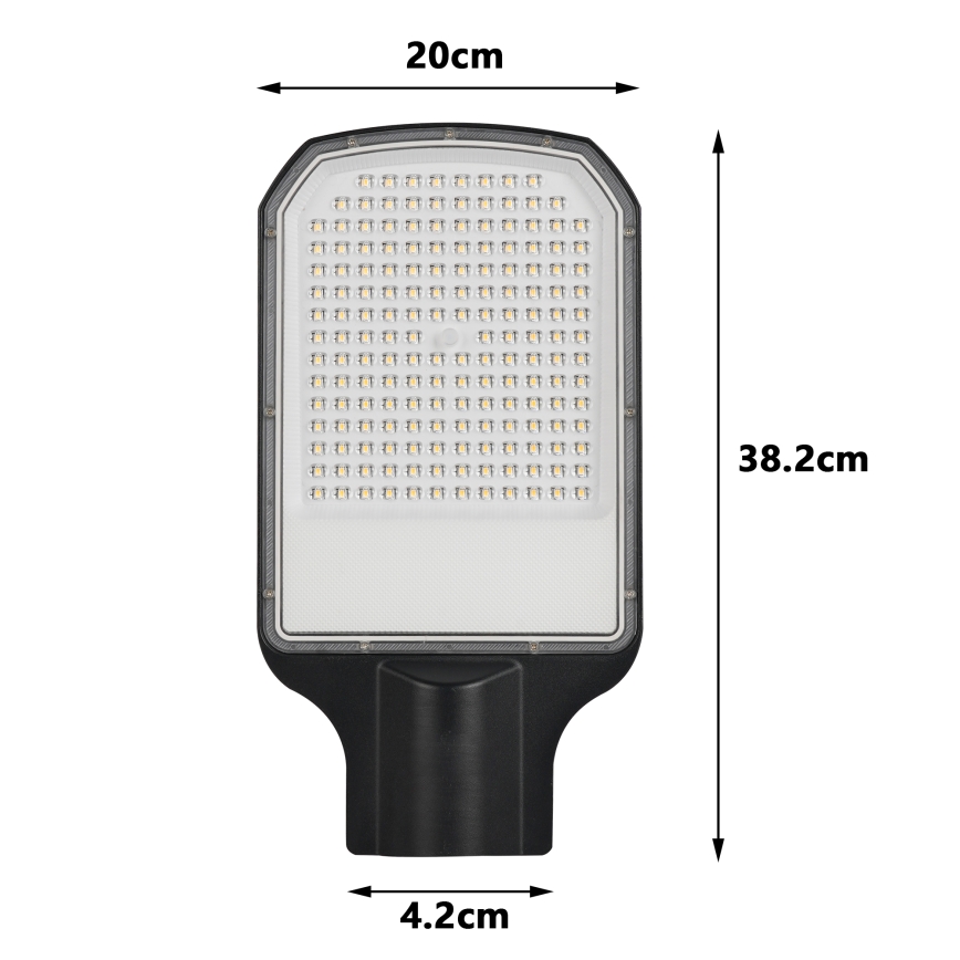 Brilagi - Lampă stradală LED URBANLIGHT, 100 W, 230 V, neagră, IP65