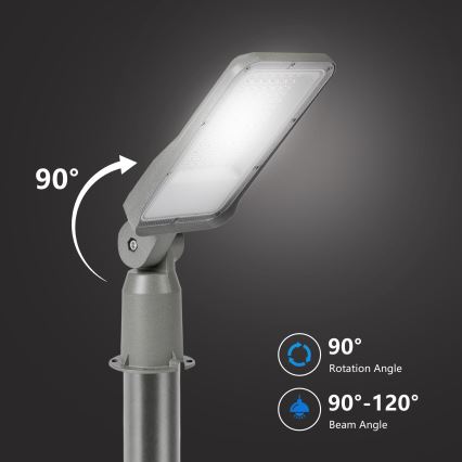 Brilagi - Lampă stradală LED URBANLIGHT, 50 W, 230 V, gri, IP65
