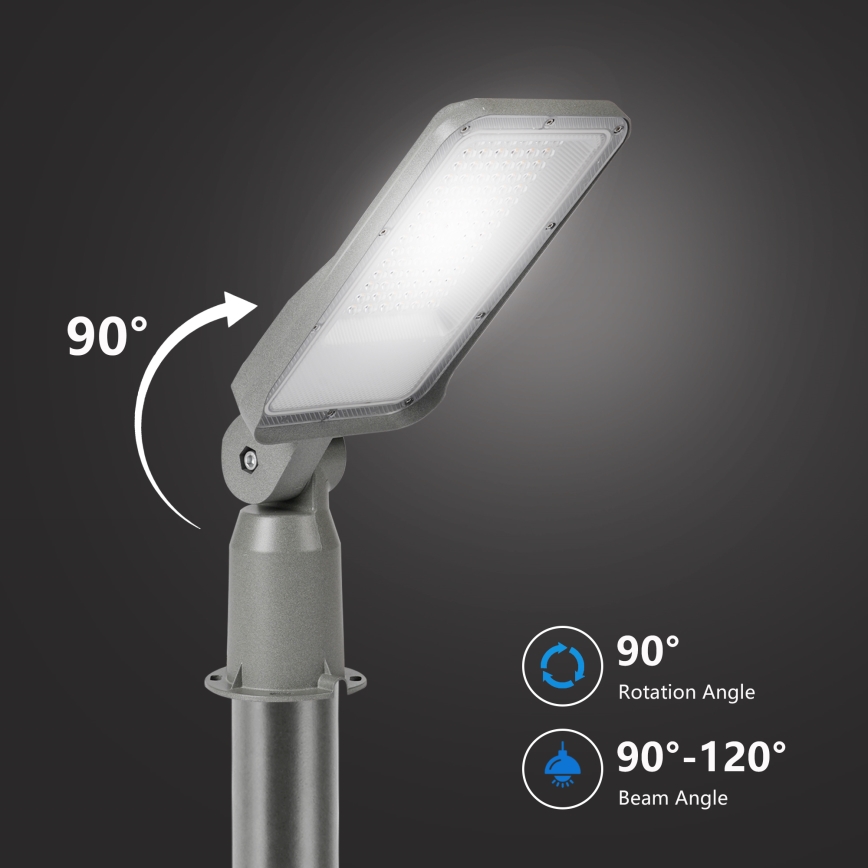 Brilagi - Lampă stradală LED URBANLIGHT, 50 W, 230 V, gri, IP65