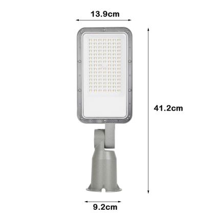 Brilagi - Lampă stradală LED URBANLIGHT, 50 W, 230 V, gri, IP65