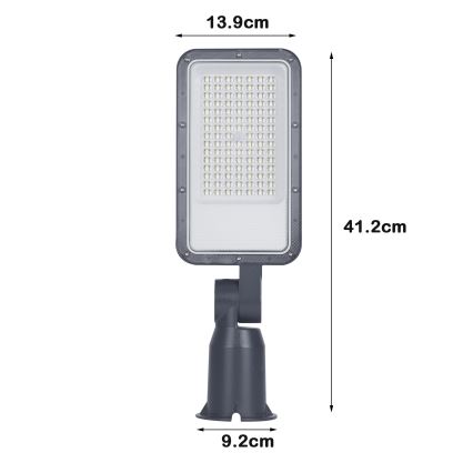 Brilagi URBANLIGHT - lampă stradală LED de exterior, cu articulație, 50W, 230V, antracit, IP65