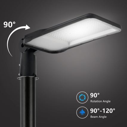 Brilagi - Lampă stradală LED URBANLIGHT LED/200W/230V neagră IP65