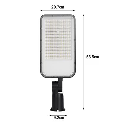 Brilagi - Lampă stradală LED URBANLIGHT LED/200W/230V neagră IP65