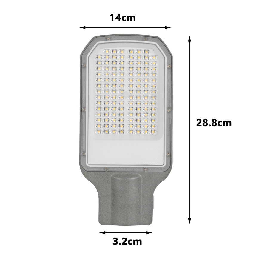 Brilagi - Lampă stradală LED URBANLIGHT LED/50W/230V gri IP65