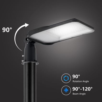 Brilagi - Lampă stradală URBANLIGHT LED/100W/230V, negru, IP65