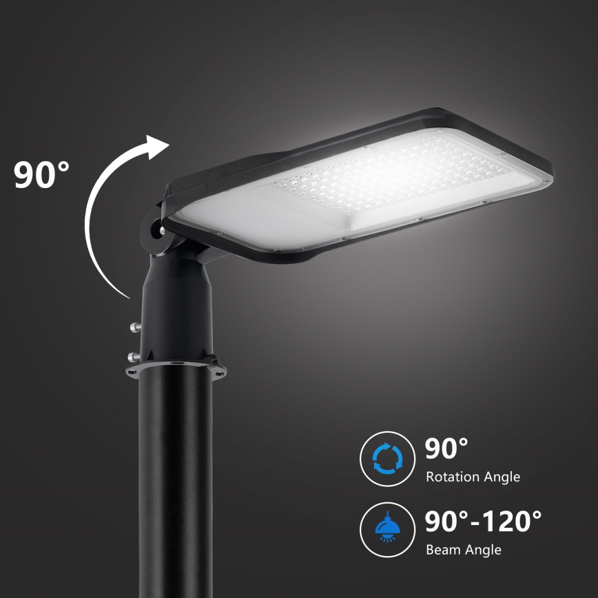 Brilagi - Lampă stradală URBANLIGHT LED/100W/230V, negru, IP65