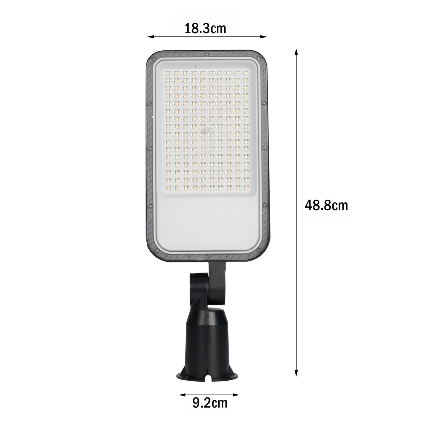 Brilagi - Lampă stradală URBANLIGHT LED/100W/230V, negru, IP65
