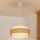 Brilagi - Lampă suspendată cu cablu SPACE, 1x E27/60W/230V, Ø 40 cm, bej/crem