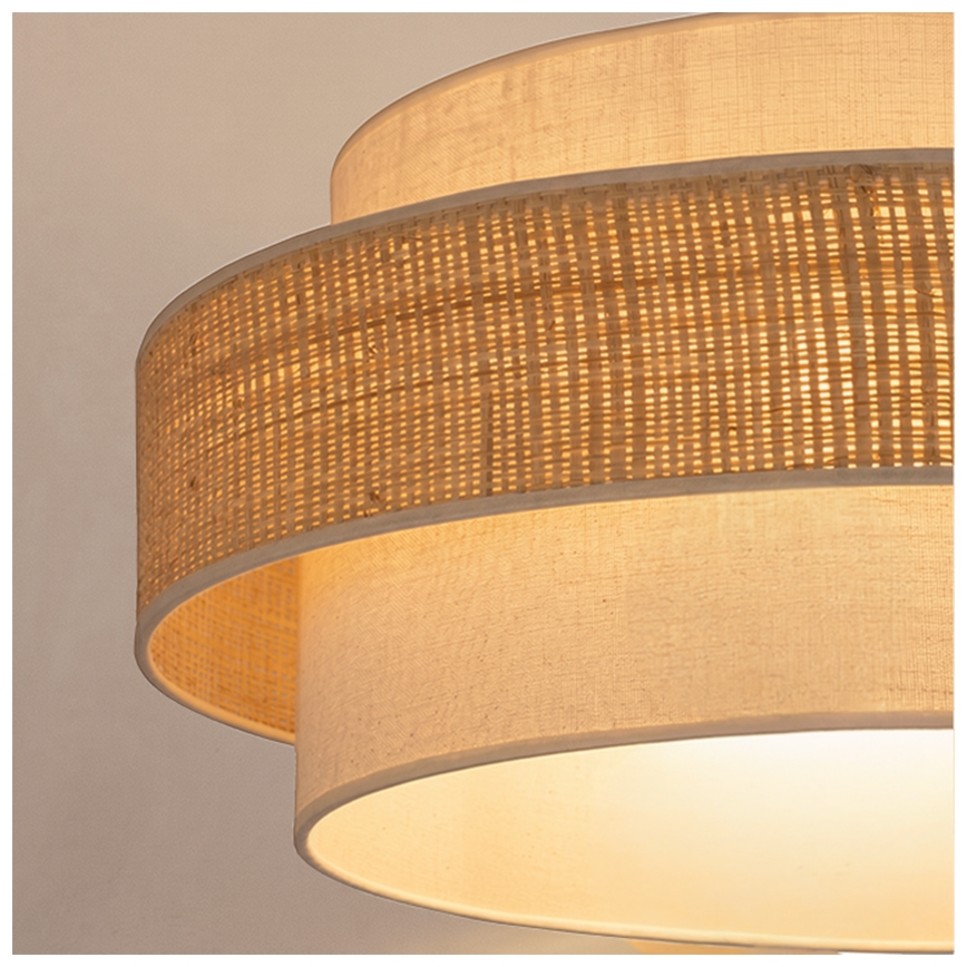 Brilagi - Lampă suspendată cu cablu SPACE, 1x E27/60W/230V, Ø 40 cm, bej/crem