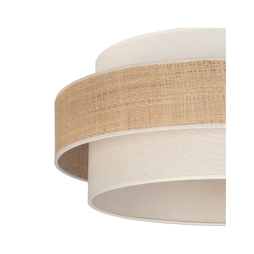 Brilagi - Lampă suspendată cu cablu SPACE, 1x E27/60W/230V, Ø 40 cm, bej/crem
