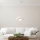 Brilagi - Lampă suspendată cu cablu WABI SABI 1xE27/40W/230V Ø 30 cm albă