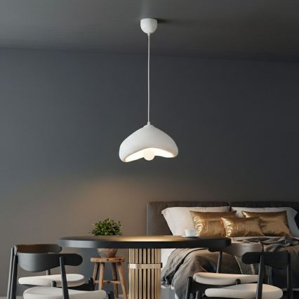 Brilagi - Lampă suspendată cu cablu WABI SABI 1xE27/40W/230V Ø 30 cm albă