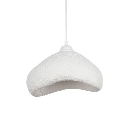 Brilagi - Lampă suspendată cu cablu WABI SABI 1xE27/40W/230V Ø 30 cm albă