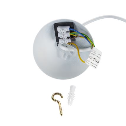 Brilagi - Lampă suspendată cu cablu WABI SABI 1xE27/40W/230V Ø 30 cm albă