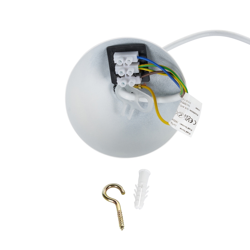 Brilagi - Lampă suspendată cu cablu WABI SABI 1xE27/40W/230V Ø 30 cm albă