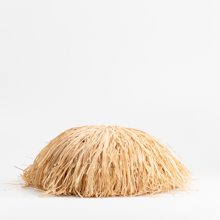 Brilagi - Lampă suspendată LED CERIA BOHO pe cablu, 1xE27/40W/230V, Ø 40 cm, abajur din rafie