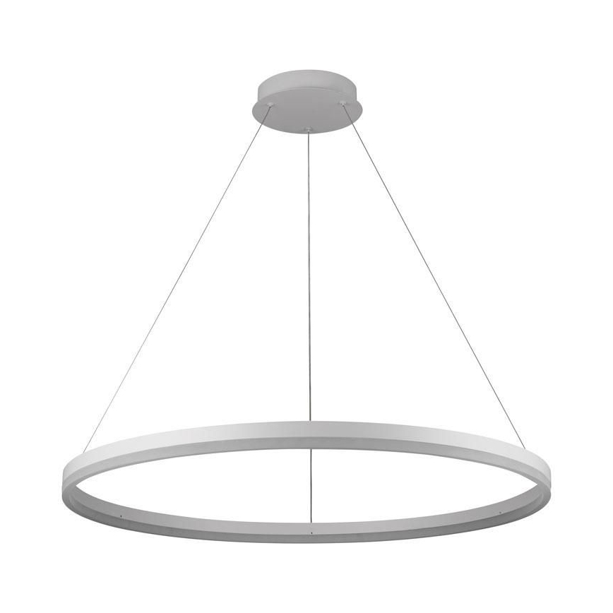 Brilagi - Lustră LED dimabilă pe cablu CIRCLE LED/55W/230V 3000-6500K Ø 80 cm albă + telecomandă