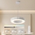Brilagi - Lampă suspendată LED dimabilă pe cablu LUMIX, 48 W, 230 V, 3000–6000 K, alb, Ø 50 cm + telecomandă