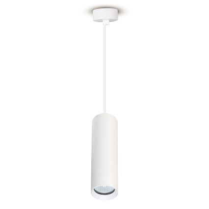Brilagi - Lustru LED RGBW dimabil, suspendat pe cablu SELE, 1xGU10/4,8W/230V, 3000K, alb + telecomandă