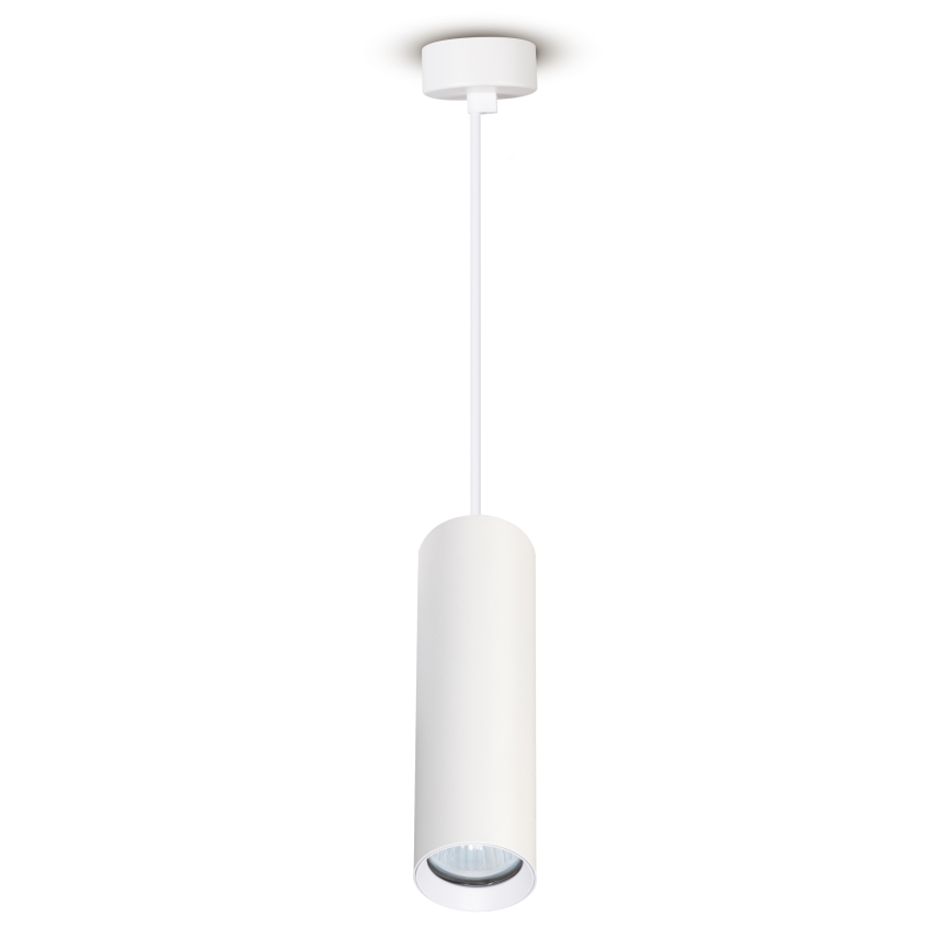Brilagi - Lustru LED RGBW dimabil, suspendat pe cablu SELE, 1xGU10/4,8W/230V, 3000K, alb + telecomandă