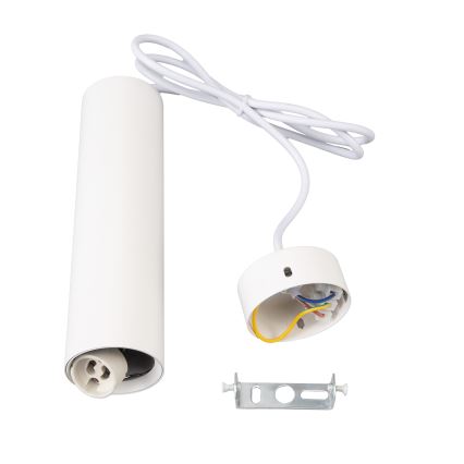 Brilagi - Lustru LED RGBW dimabil, suspendat pe cablu SELE, 1xGU10/4,8W/230V, 3000K, alb + telecomandă