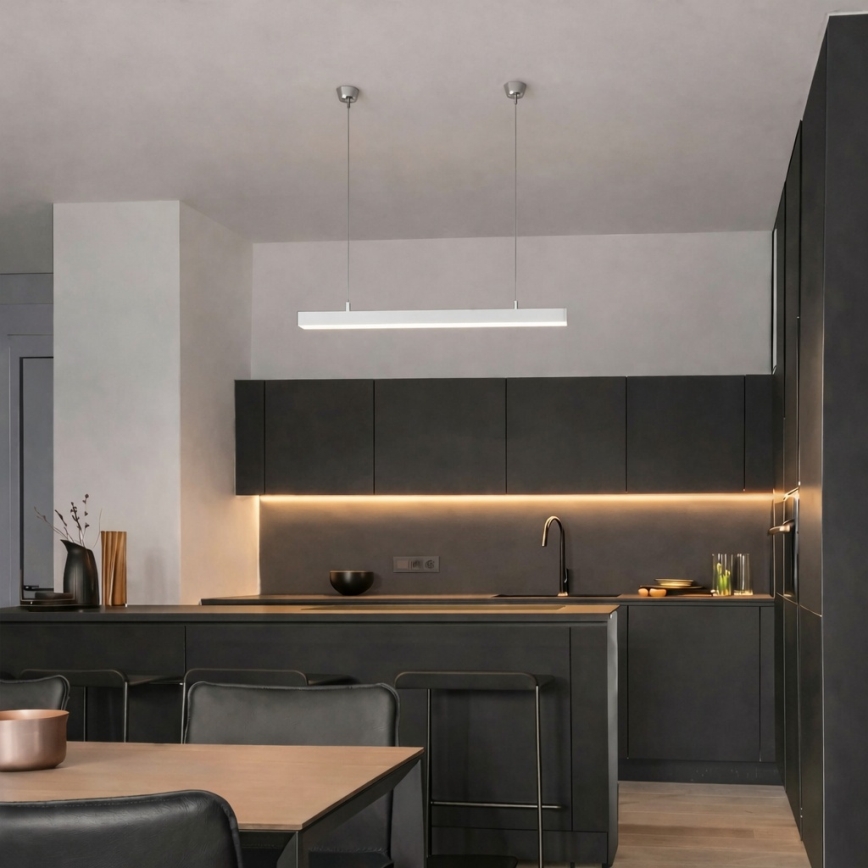 Brilagi - Lampă suspendată LED FULLDAY LED/10/15/20W/230V 2700/4000/6000K 60 cm albă